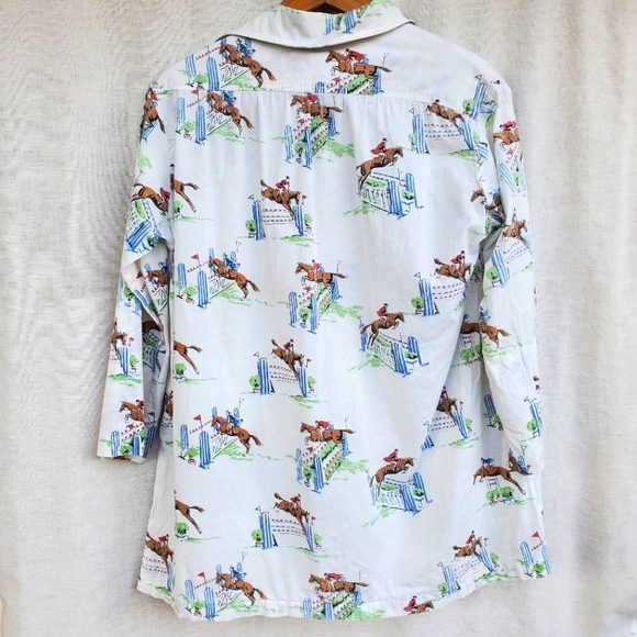 Vintage Chore Jacket 60s 70s Novelty Print Cotton - Picture 2 of 13